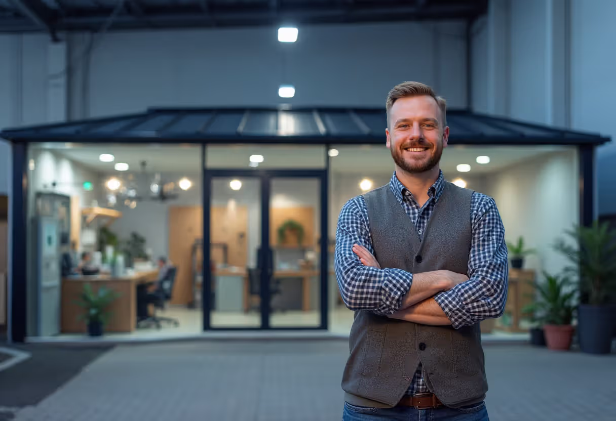 Small business commercial property and equipment financed through an SBA loan